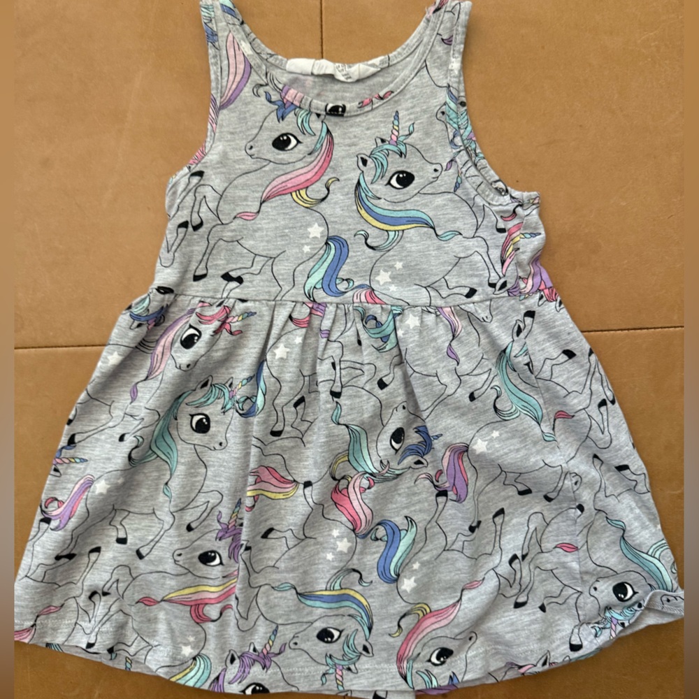 H&M Unicorn Dress 18-24M